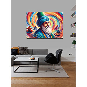 Kanvas Tablo Mevlana 100x140 cm
