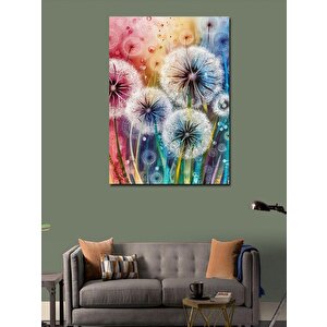 Kanvas Tablo Şeytan Tüyü 70x100 cm