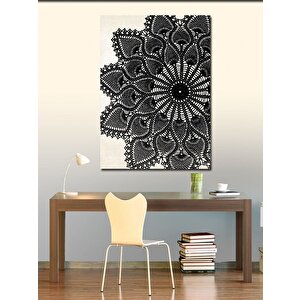 Kanvas Tablo Dantel Desenli 100x140 cm