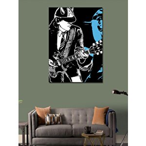 Kanvas Tablo Ac Dc Angus Young 100x140 cm