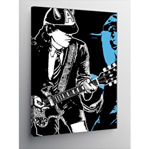Kanvas Tablo Ac Dc Angus Young 70x100 cm