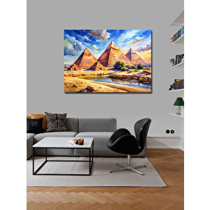 Kanvas Tablo Mısır Piramitleri 70x100 cm