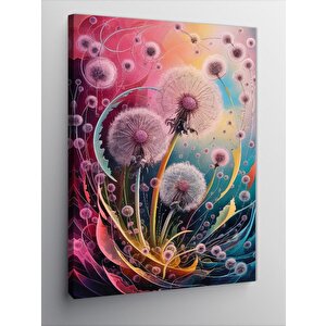 Kanvas Tablo Karahindiba Şeytan Tüyü 100x140 cm