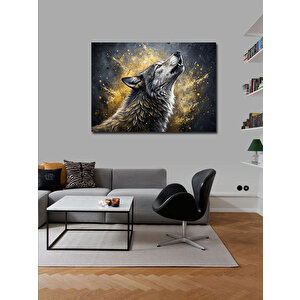 Kanvas Tablo Bozkurt 70x100 cm