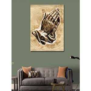 Kanvas Tablo Dua Eden İnsan Pray 100x140 cm