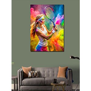 Kanvas Tablo Tenis Temalı