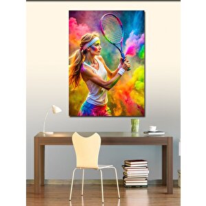 Kanvas Tablo Tenis Temalı