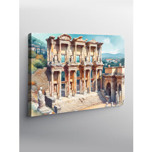 Kanvas Tablo Efes Celsus Kütüphanesi 100x140 cm
