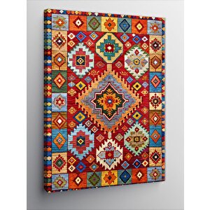 Kanvas Tablo Kilim Desenli 100x140 cm