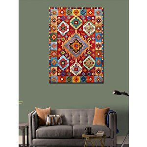 Kanvas Tablo Kilim Desenli 100x140 cm