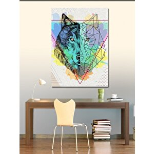 Kanvas Tablo Bozkurt 70x100 cm
