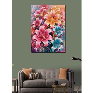 Kanvas Tablo Zambaklar 70x100 cm