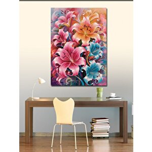Kanvas Tablo Zambaklar 70x100 cm