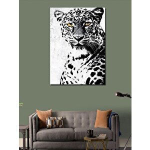 Kanvas Tablo Asil Leopar 70x100 cm