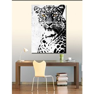 Kanvas Tablo Asil Leopar 70x100 cm