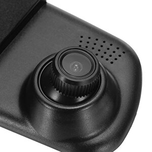 Gece Görüşlü 4.3" Ekranlı 18.5 Mm Ir Geri Görüş Kamerası 12v Pmx9700 Çakmaklık Girişli Siyah Tüm Araçlarla Uyumlu