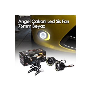 Angel Led Lamba Mercek Gündüz Sis Farı 76 Mm Beyaz