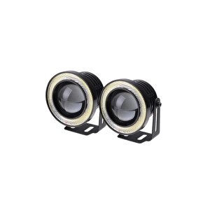 Angel Led Lamba Mercek Gündüz Sis Farı 76 Mm Beyaz