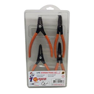 Ri̇co Sekman Pense Seti̇ 7"4 Parça 001-rc5557 Ayaz