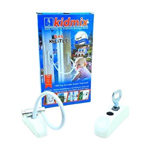 Kidmix Pencere Güvenlik Kilidi Beyaz