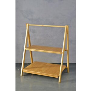 Bambu 2 Katlı Çok Amaçlı Standlı Organizer Servis Ve Sunumluk Kahverengi – Thn76065 C1-1-18