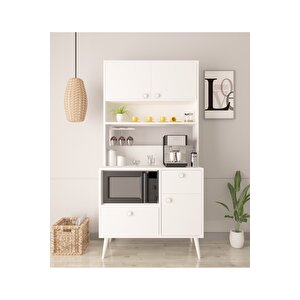 Latte Kahve Köşesi / Çok Amaçlı Dolap / Airfryer Dolabı / Mutfak Organizeri