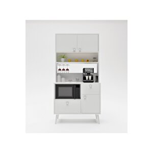Latte Kahve Köşesi / Çok Amaçlı Dolap / Airfryer Dolabı / Mutfak Organizeri