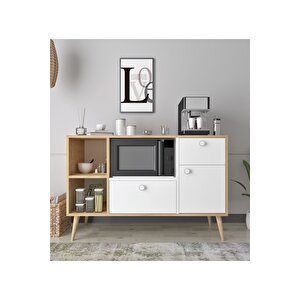 Fresh120 Kahve Köşesi / Çok Amaçlı Dolap / Airfryer Dolabı / Mutfak Organizeri