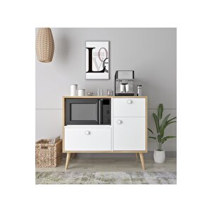Fresh Kahve Köşesi / Çok Amaçlı Dolap / Airfryer Dolabı / Mutfak Organizeri