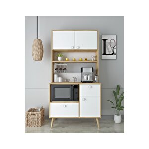 Latte Kahve Köşesi / Çok Amaçlı Dolap / Airfryer Dolabı / Mutfak Organizeri