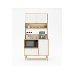 Latte Kahve Köşesi / Çok Amaçlı Dolap / Airfryer Dolabı / Mutfak Organizeri