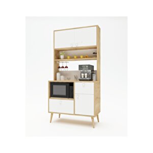 Latte Kahve Köşesi / Çok Amaçlı Dolap / Airfryer Dolabı / Mutfak Organizeri