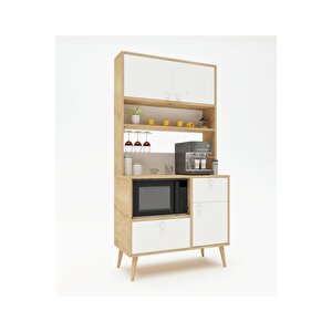 Latte Kahve Köşesi / Çok Amaçlı Dolap / Airfryer Dolabı / Mutfak Organizeri