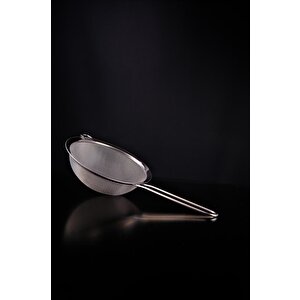 Digithome 3’lü Çelik Saplı Süzgeç Seti 18-20-22 Cm Gri – C1-1-18