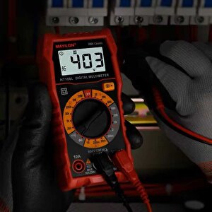 Mayilon Ht108l Dijital Profesyonel Multimetre Ekran Aydınlatmalı Auto Range 600v 10a Ac Dc