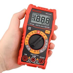 Mayilon Ht108l Dijital Profesyonel Multimetre Ekran Aydınlatmalı Auto Range 600v 10a Ac Dc