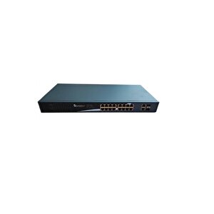 Se-1016g+2ge2s 16 Port Poe Swi̇tch / 16 Poe 10/100/1000 Mbps / Poe Swi̇tch 16 Port