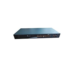 Se-1016g+2ge2s 16 Port Poe Swi̇tch / 16 Poe 10/100/1000 Mbps / Poe Swi̇tch 16 Port