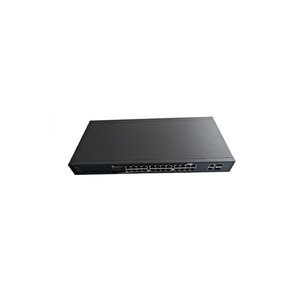 Se-1024g+2ge2s  24 Port Poe Swi̇tch / 24 Poe 10/100/1000 Mbps 2 Sfp 1000 Mbps