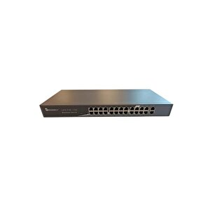 Se-1024+2ge 24 Port Poe Swi̇tch / 24 Poe 10/100 Mbps / Poe Swi̇tch 24 Port
