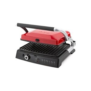K 462 Grillmaster Kırmızı 2000 W Granit Tost Makinesi