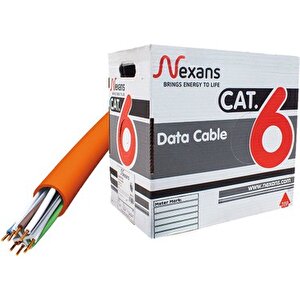 Nexans Cat6 500m 23awg (0,58mm) Utp %100 Bakir, Lszh Halogen Free Makara Kablo