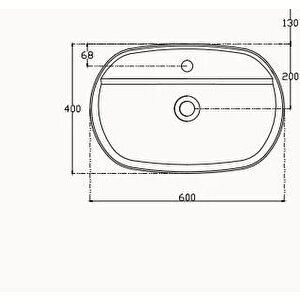 Isvea Infinity Tezgah Üstü Lavabo 60 Cm