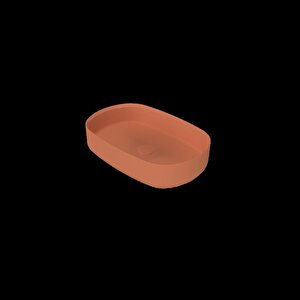 Isvea Infinity Tezgah Üzeri Lavabo 55cm Terracotta