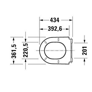 Duravit D-neo Rimless Asma Klozet Seti