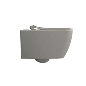 Isvea Vea Cubo Rimless Asma Klozet Mat Beyaz Kapak Hari̇çti̇r.