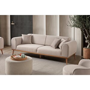 Rebul 3+1 Koltuk Takımı Sütlü Kahve