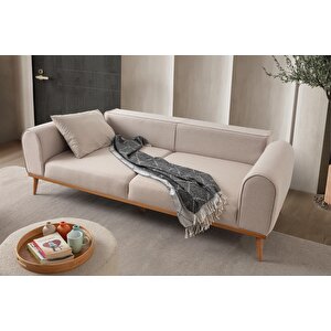 Rebul 3+1 Koltuk Takımı Sütlü Kahve