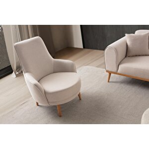 Rebul 3+1 Koltuk Takımı Sütlü Kahve