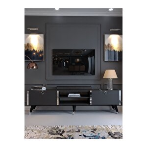 Festival Tv Sehpası S3830-4 Silver Antrasit